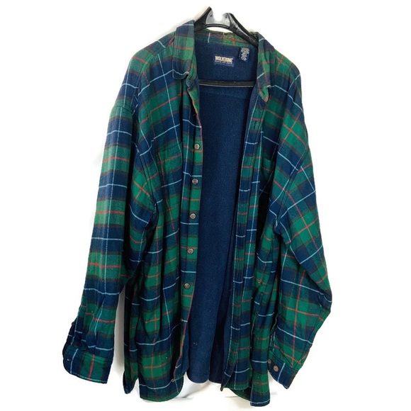 Wolverine Other - Wolverine Flannel Fleece Lined Button Down Shirt